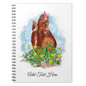 Carnet La vie est meilleure avec les poulets (Devant)