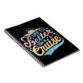 Carnet La Vie Est Meilleure Sur Une Croisière Famille Vac (Côté Droit)