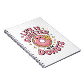 Carnet La vie est plus douce avec des donuts (Côté Droit)