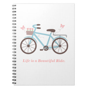 Carnet La vie est un beau vélo de randonnée Notebook Jour