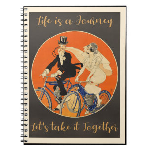 Carnet La vie est un voyage, l'amour,