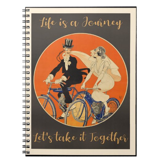 Carnet La vie est un voyage, l'amour, (Devant)