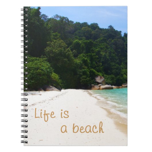 Carnet La vie est une plage (Devant)