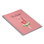 Carnet La vie est une sucette de pastèque sucrée (Côté Droit)