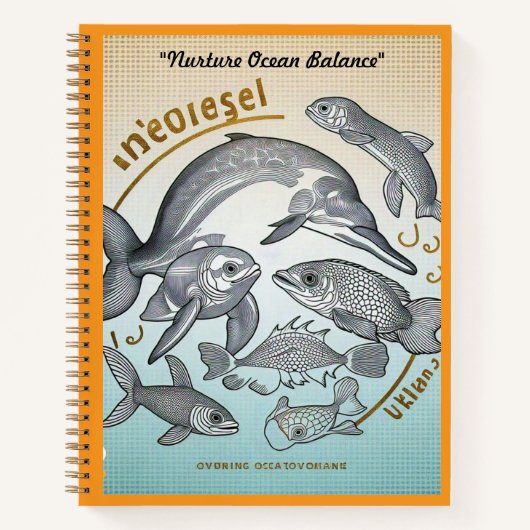 Carnet "La vie marine au bord du gouffre" (Devant)