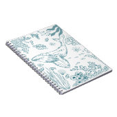 Carnet La vie marine dessinée à la main (Côté Droit)