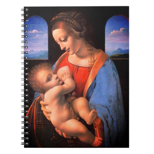 Carnet La Vierge Marie allaite Le Christ Enfant-324 (Devant)