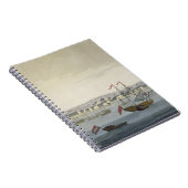 Carnet La ville de Paramaribo (gravure de couleur) (Côté Droit)