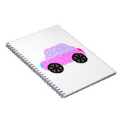 Carnet La Voiture De Vie - Formes Sacrées A3.Rose. (Côté Droit)