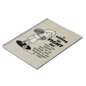 Carnet La volonté de combattre (Côté gauche)