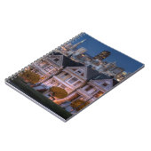 Carnet La vue de nuit des maisons "a peint dames" (Côté gauche)