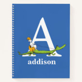 Carnet L'ABC de Dr Seuss : Lettre A - Blanc | Ajoutez vot (Devant)