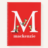 Carnet L'ABC de Dr Seuss : Lettre M - Blanc | Ajoutez vot (Devant)