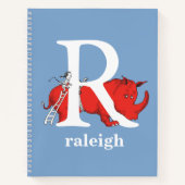 Carnet L'ABC de Dr Seuss : Lettre R - Blanc | Ajoutez vot (Devant)