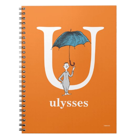 Carnet L'ABC de Dr Seuss : Lettre U - Blanc | Ajoutez vot (Devant)