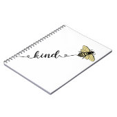 Carnet L'abeille jaune 'espèce d'abeille' Design graphiqu (Côté gauche)