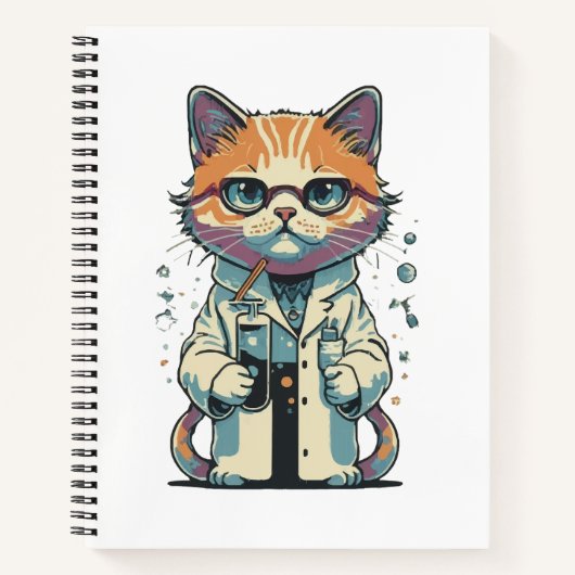 Carnet Laboratoire de chat ciblé (Devant)