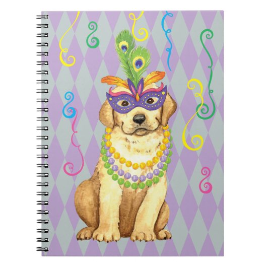 Carnet Laboratoire Jaune Mardi Gras (Devant)