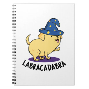 Carnet Labra-cadabra Funny Labrador Magique Chien Pun