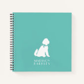 Carnet Labradoodle chiot chien Goldendoodle (Devant)