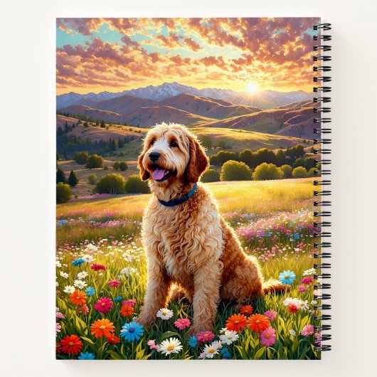 Carnet Labradoodle dog (Dos)
