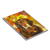 Carnet Labrador en fleurs (Côté Droit)