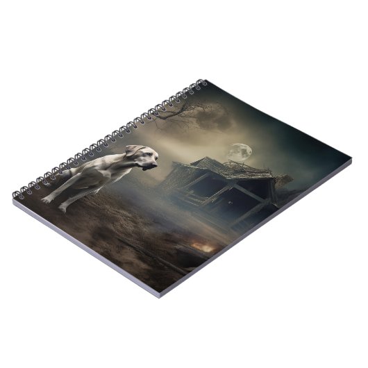 Carnet Labrador Halloween (Côté gauche)