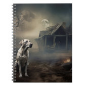 Carnet Labrador Halloween (Devant)