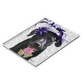 Carnet Labrador Noir avec ventilateur bleu (Côté gauche)