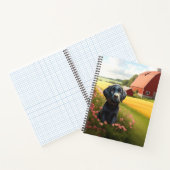 Carnet Labrador Retriever à la ferme (Intérieur)