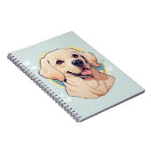 Carnet Labrador Retriever Splash de couleur (Côté Droit)