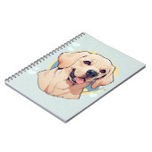 Carnet Labrador Retriever Splash de couleur (Côté gauche)