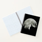 Carnet Labrador Retriever Stand On Mountain Halloween (Intérieur)