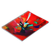 Carnet L'abstraction du bouquet floral. Dans la version m (Côté gauche)