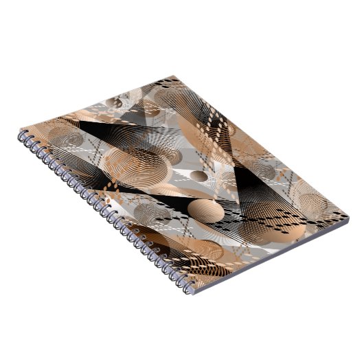 Carnet L'abstraction grise, brune. (Côté Droit)