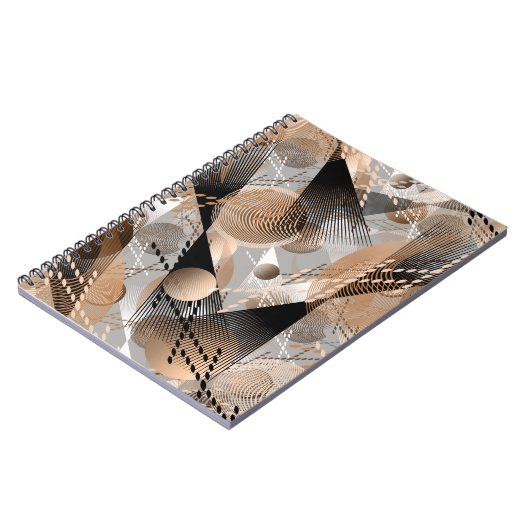 Carnet L'abstraction grise, brune. (Côté gauche)