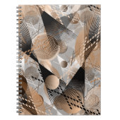 Carnet L'abstraction grise, brune. (Devant)