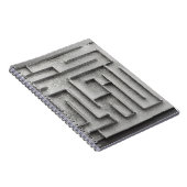 Carnet Labyrinthe argenté (Côté Droit)