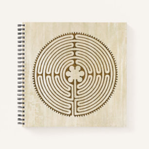 Carnet Labyrinthe de Chartres - Symbole Spirituel Antique