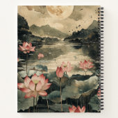 Carnet Lac de lotus au clair de lune (1) (Dos)