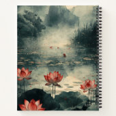 Carnet Lac de lotus au clair de lune (2) (Dos)