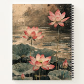 Carnet Lac de lotus au clair de lune (3) (Dos)