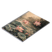 Carnet Lac de lotus au clair de lune (3) (Côté gauche)