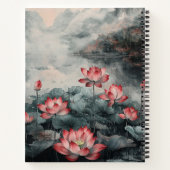 Carnet Lac de lotus au clair de lune (5) (Dos)