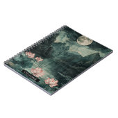 Carnet Lac de lotus au clair de lune (8) (Côté gauche)