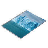 Carnet Lac, glace et ciel bleus (Côté gauche)