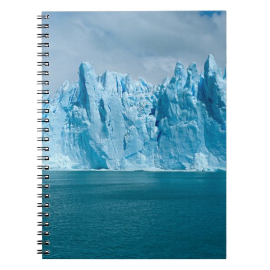 Carnet Lac, glace et ciel bleus (Devant)