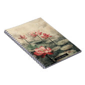 Carnet Lac Lotus au Clair de Lune (6) (Côté Droit)