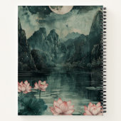 Carnet Lac Lotus au Clair de Lune (8) (Dos)