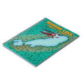 Carnet lac Moraine Alberta Canada carte (Côté gauche)